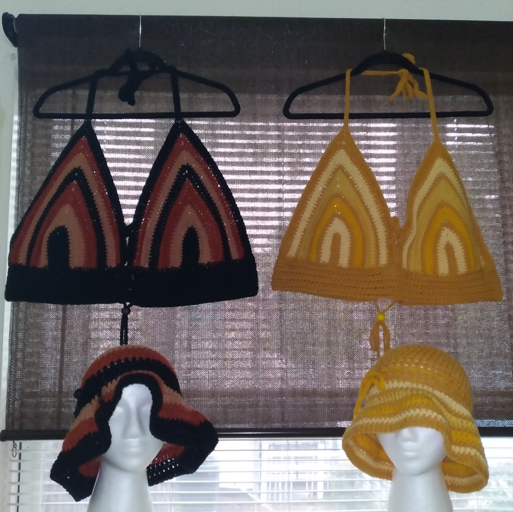 Bralettes n Sun Hat Sets!!!🌞⛱️😎